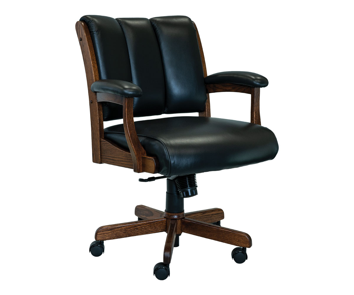 Edelweiss Arm Desk Chair - Kings Amish Furniture