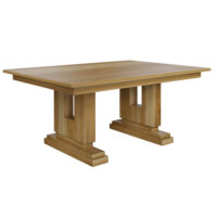 Boca Double Pedestal Table