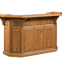 76" Canted Raised Panel Bar - Image 2