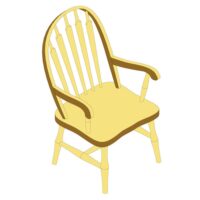 Arrow Back Child's Chair - Image 2