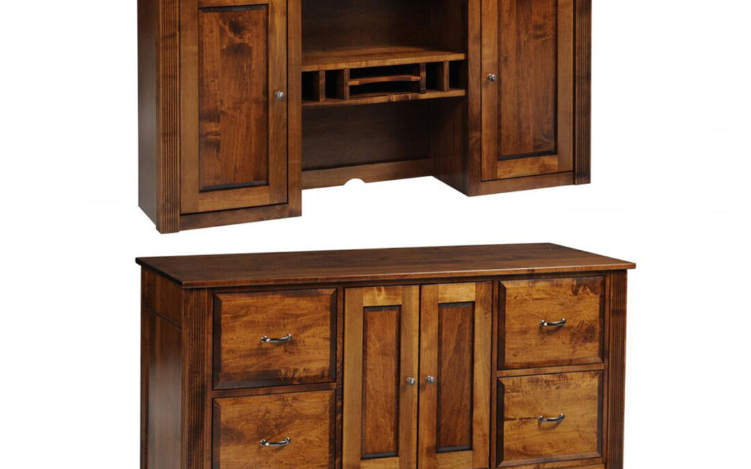 Arlington Modular 60″ Credenza With Hutch