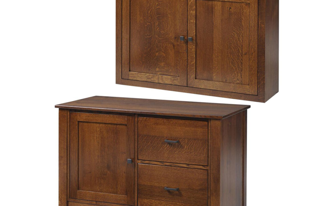Clark Mission Modular 48″ Credenza With Hutch