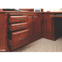 Buckingham U-Shape Desk and Hutch - Image 2