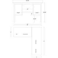 Liberty Corner Desk & Hutch - Image 2