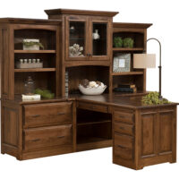 Liberty Partners Desk & Three Piece Hutch