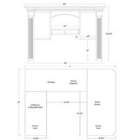 Montereau U-Shape Desk & Hutch - Image 2