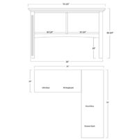 Signature Corner Desk and Hutch - Image 3