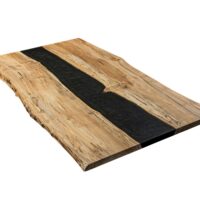 Gold Swirl Live Edge Slab - Image 3