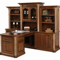 Jefferson Partner Desk & Three Piece Hutch