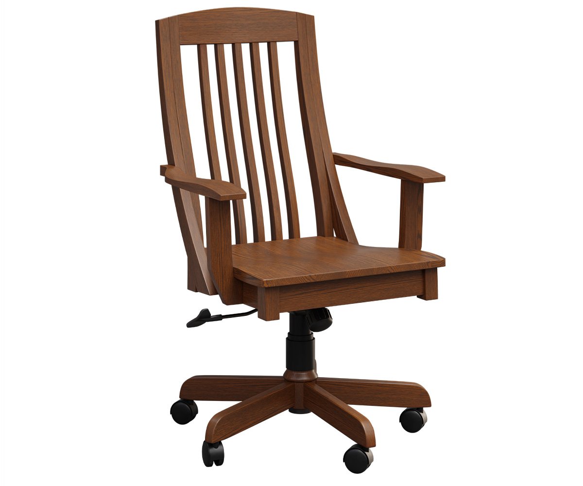 Keywest Desk Chair Kings Amish Furniture
