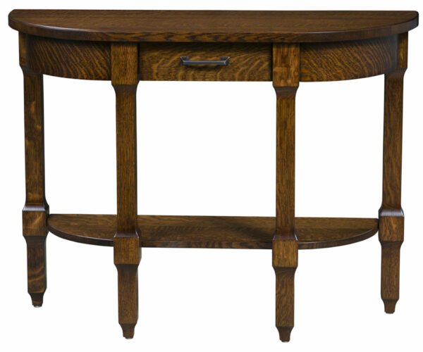 Royal Crest Half Oval Table