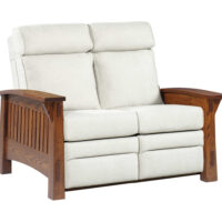 Country Mission Recliner Love Seat