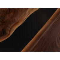 48" Round Black Walnut River - Image 3