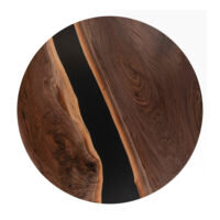 48" Round Black Walnut River - Image 4