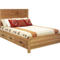 Lynnwood Platform Bed With Drawer Units Raised 6"