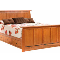 Vineyard Panel Bed With Drawer Units Raised 2"