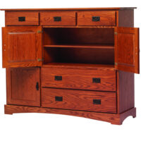 Old English Mission Grande Door Chest - Image 2
