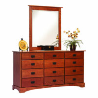 Old English Mission 72" Dresser