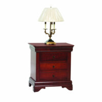 Louis Phillipe 3 Drawer Nightstand