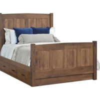 Elizabeth Lockwood Panel Bed With Drawers To The Floor