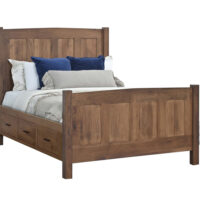 Elizabeth Lockwood Panel Bed With Drawer Units