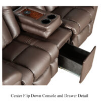 78" Houston Reclining Wallhugger Theater Seat - Image 2