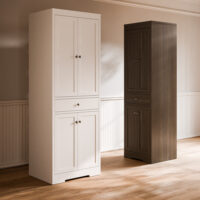 24" Modern Linen Cabinet - Image 2