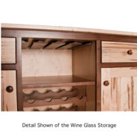 Wine Cabinet - Curved Legs - Image 2