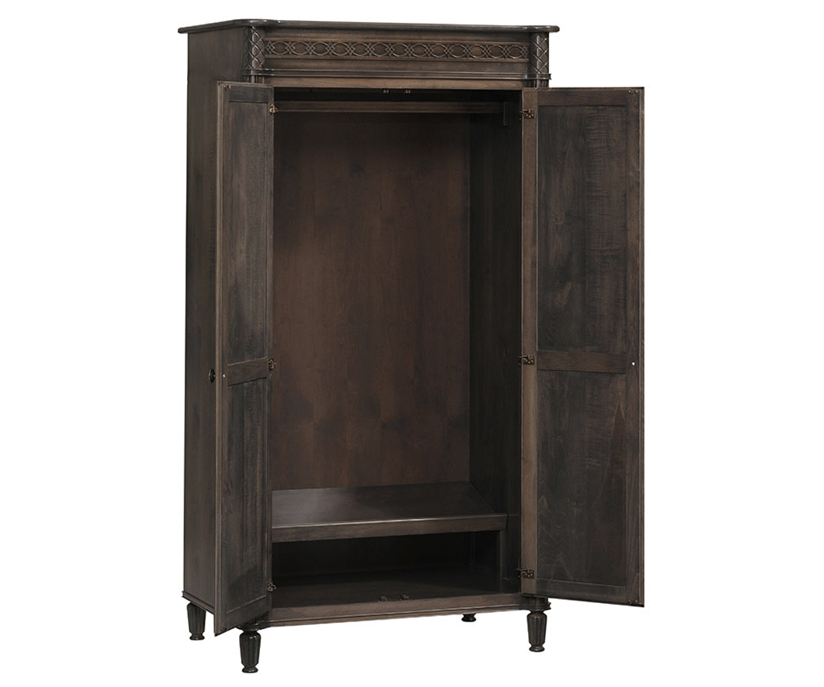 Eminence Wardrobe With Rod & Shoe Shelf - Image 2
