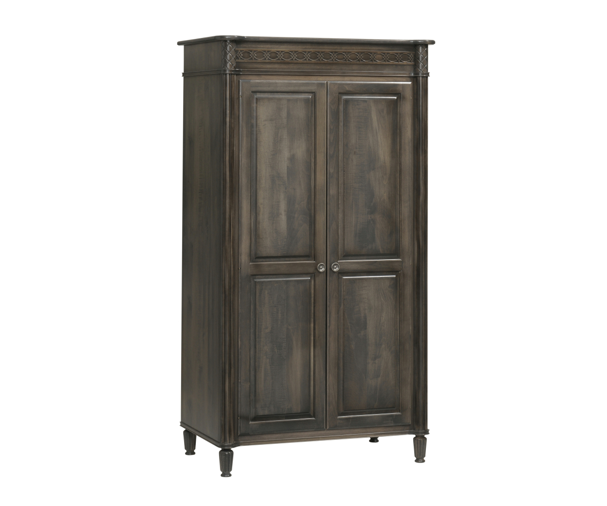 Eminence Wardrobe With Rod & Shoe Shelf