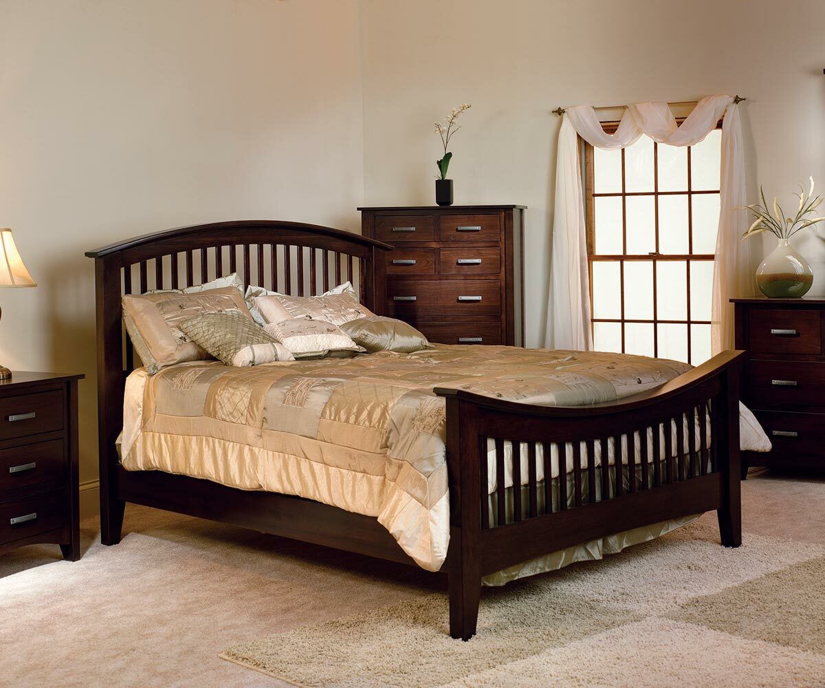 Cambrai Mission Bed With Low Footboard - Image 4