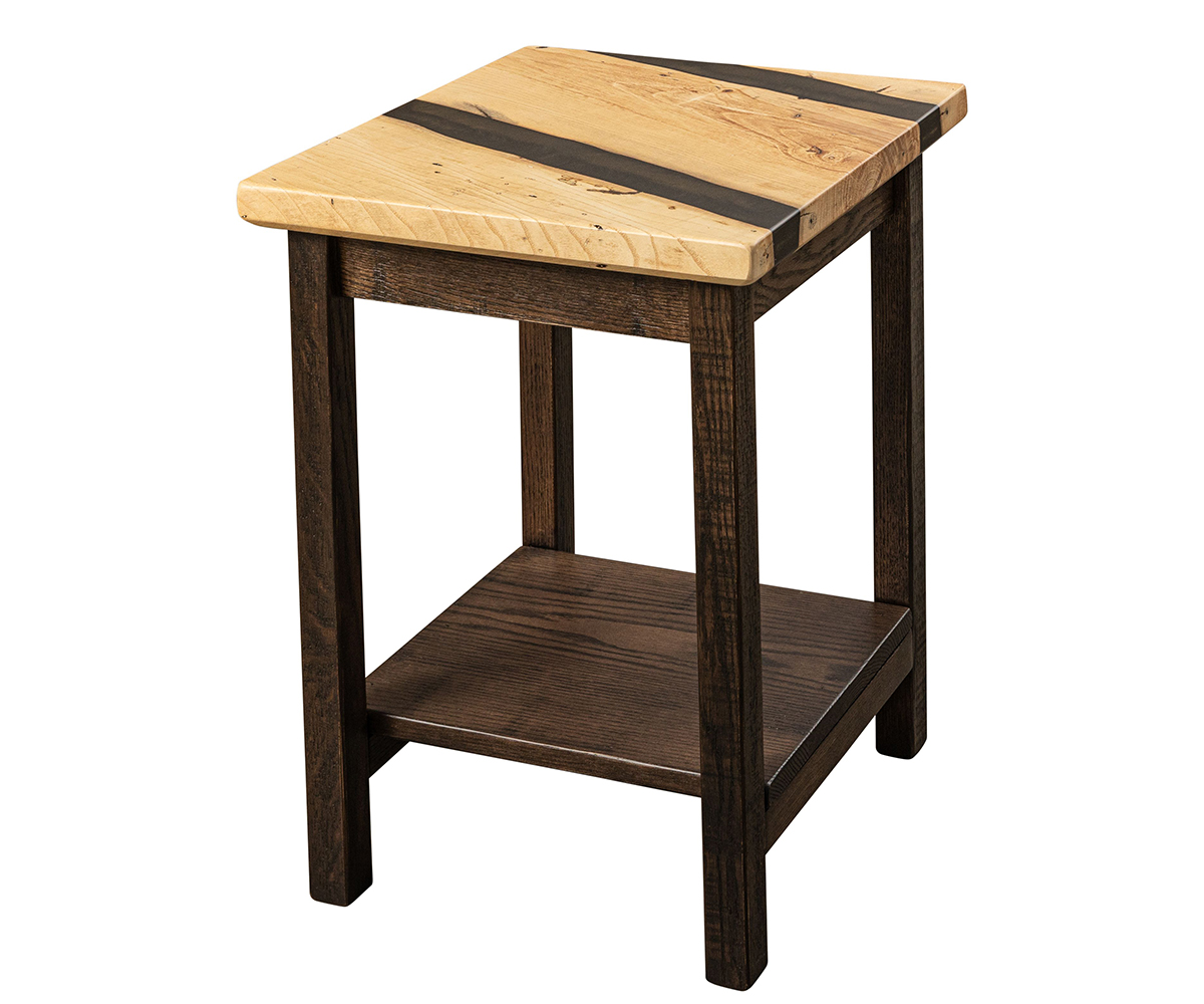 Gold Ash End Table - Image 3