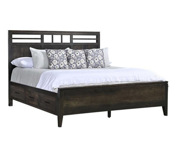 Oslo Panel Bed With Drawer Units
