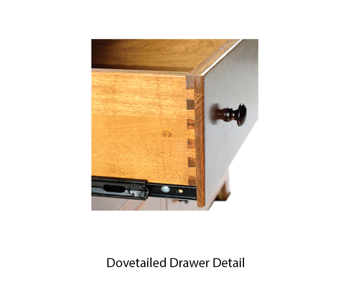 Siesta Mission 1 Drawer Nightstand - Image 2