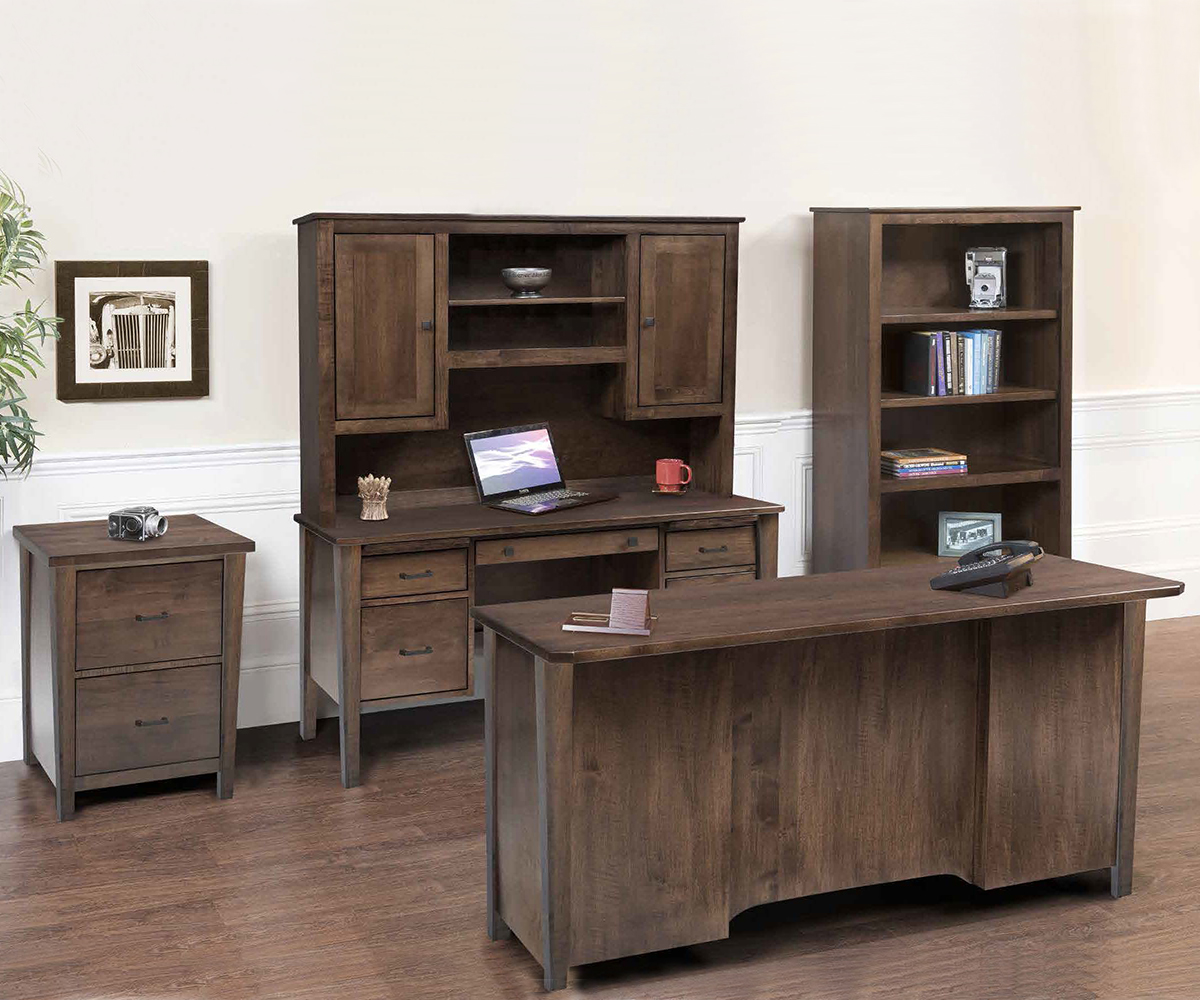 Woodland Shaker Executive Desk - Image 4