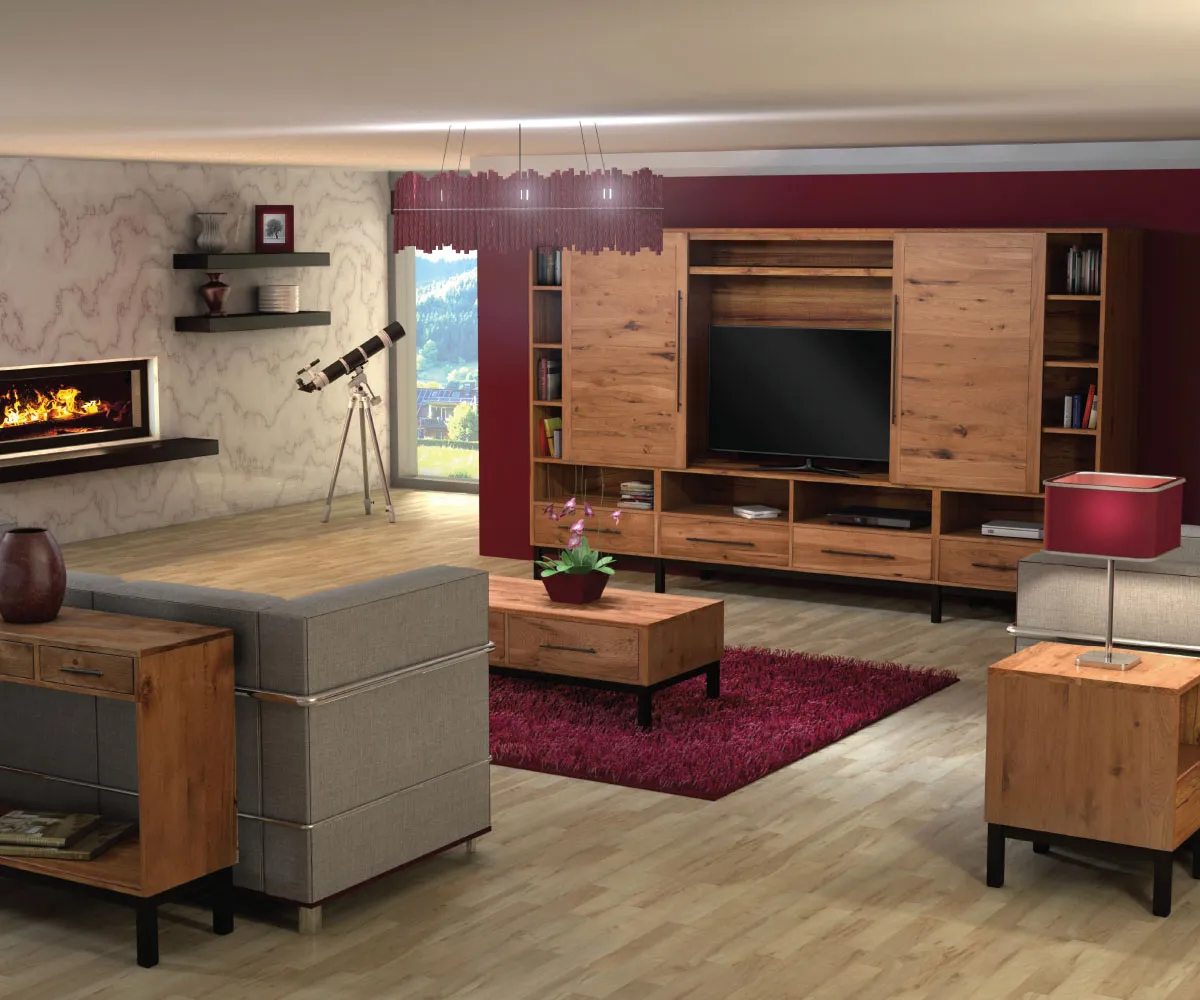 Cooper TV Console with Fireplace - Image 4