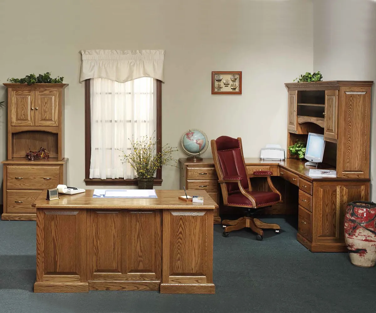 Highland Credenza Desk - Image 4