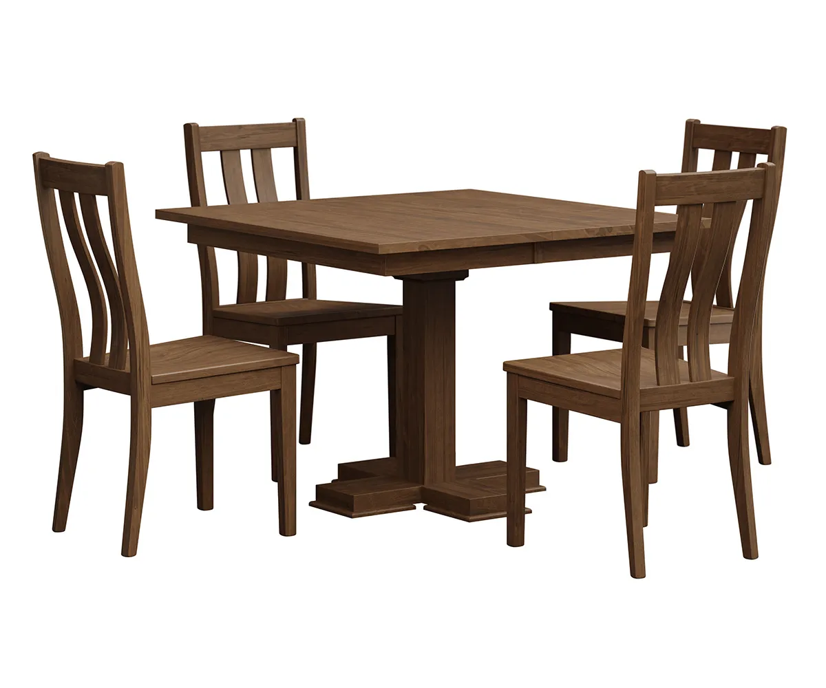 Delta Single Pedestal Table - Image 2
